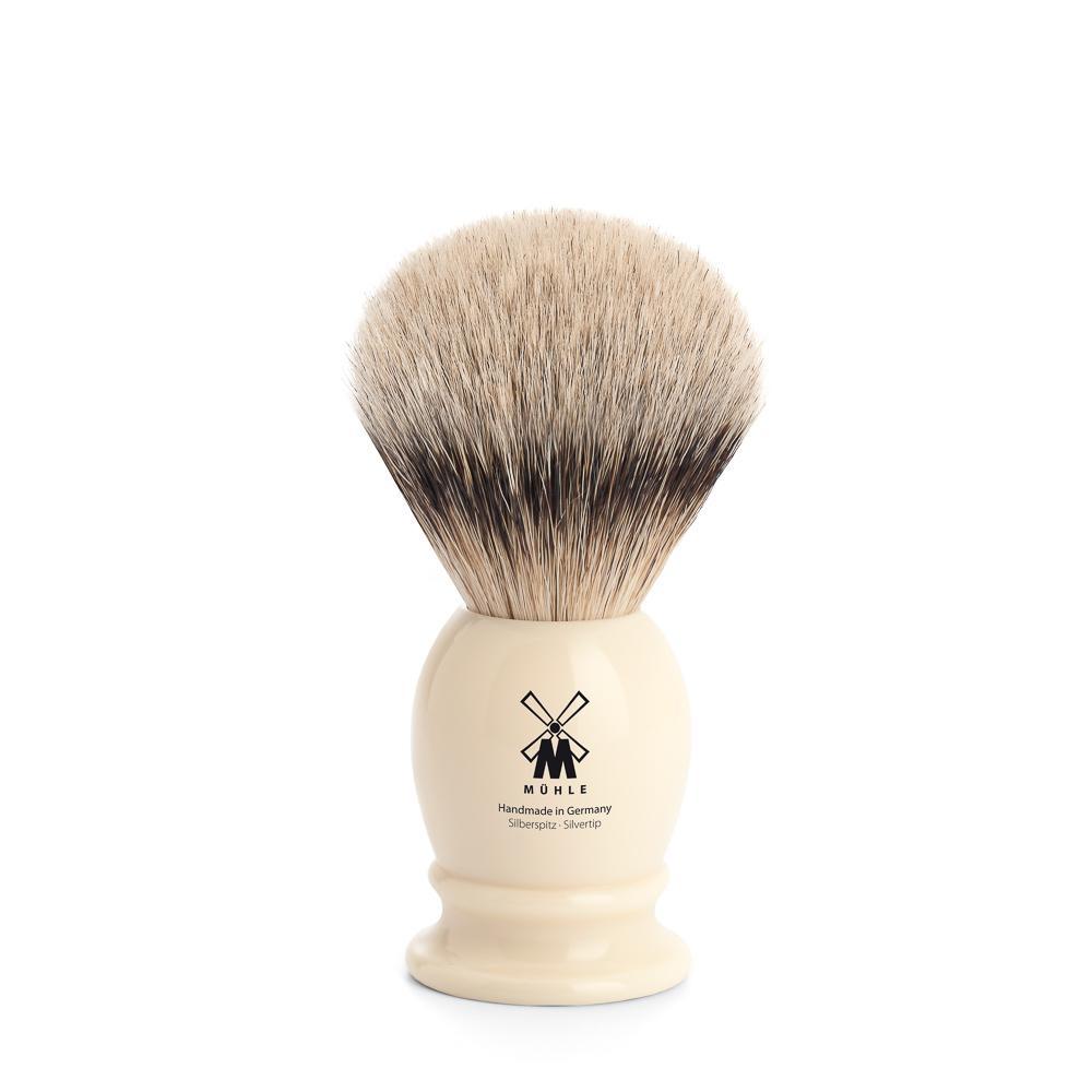 MÜHLE Classic Small Faux Ivory Silvertip Badger Shaving Brush